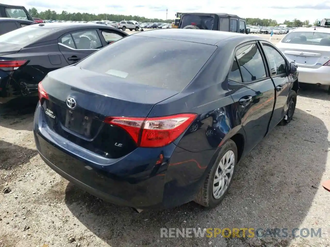 4 Photograph of a damaged car 5YFBURHE0KP948392 TOYOTA COROLLA 2019