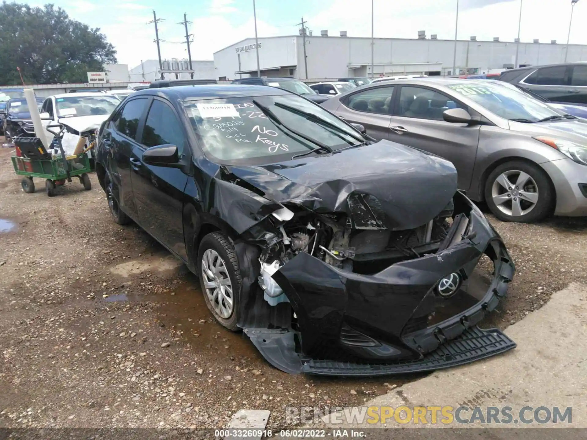 1 Photograph of a damaged car 5YFBURHE0KP948831 TOYOTA COROLLA 2019