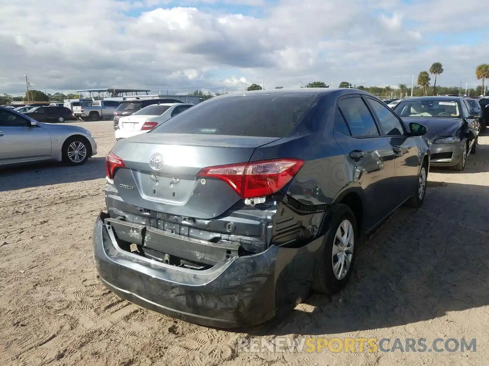 4 Photograph of a damaged car 5YFBURHE0KP948960 TOYOTA COROLLA 2019