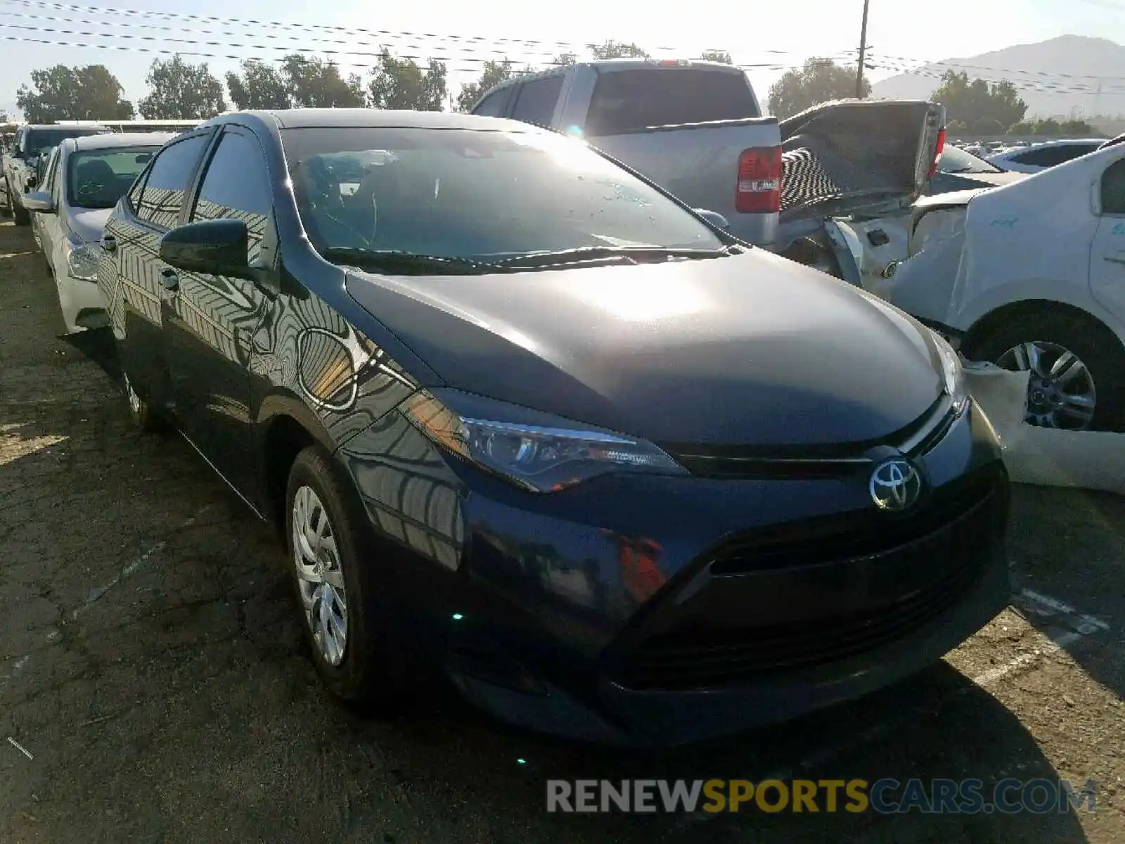 1 Photograph of a damaged car 5YFBURHE0KP949185 TOYOTA COROLLA 2019