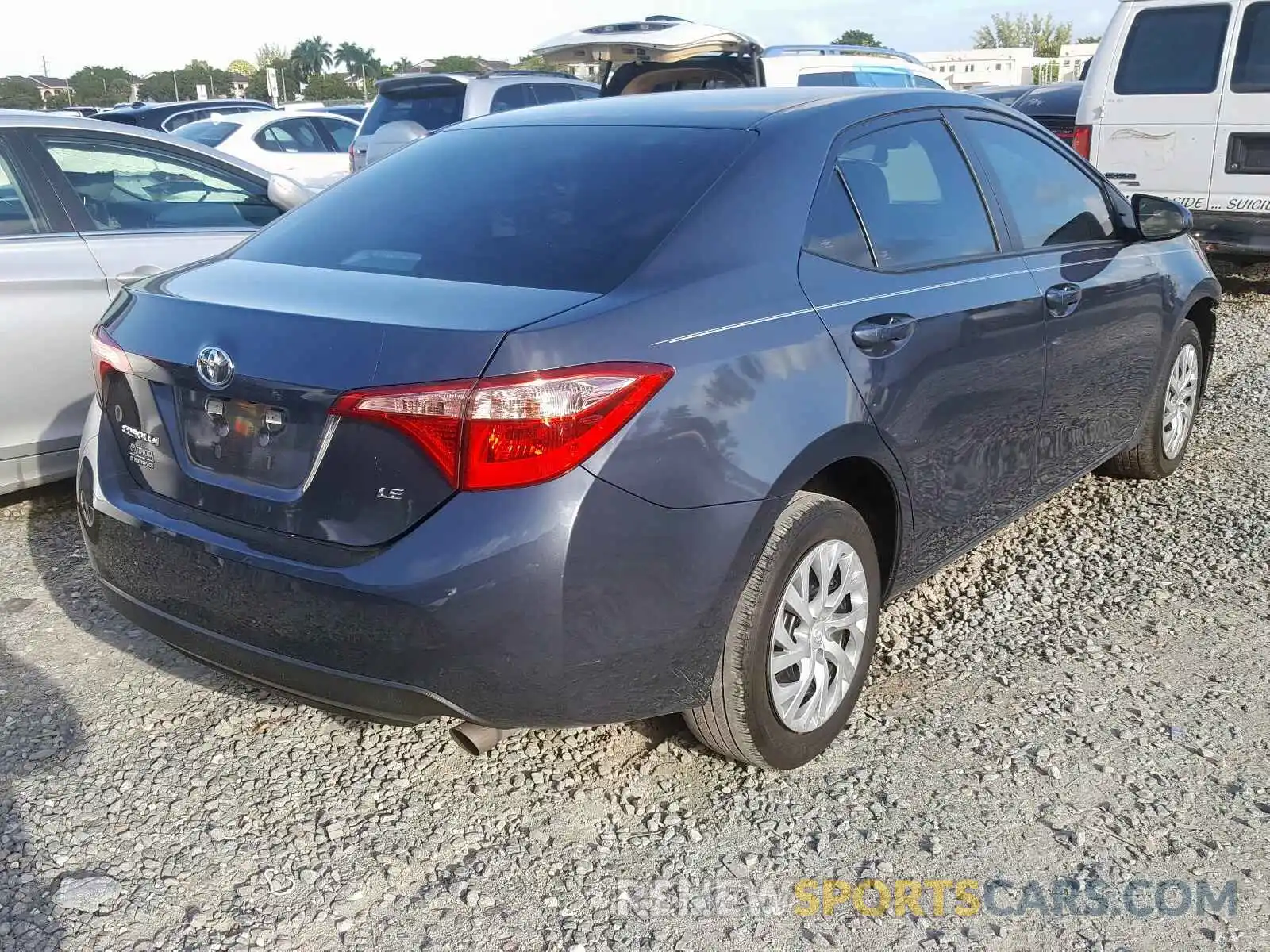 4 Photograph of a damaged car 5YFBURHE0KP949378 TOYOTA COROLLA 2019