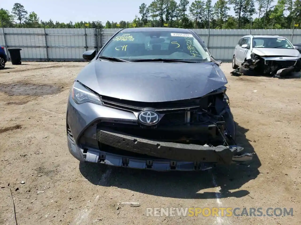 9 Photograph of a damaged car 5YFBURHE0KP949672 TOYOTA COROLLA 2019