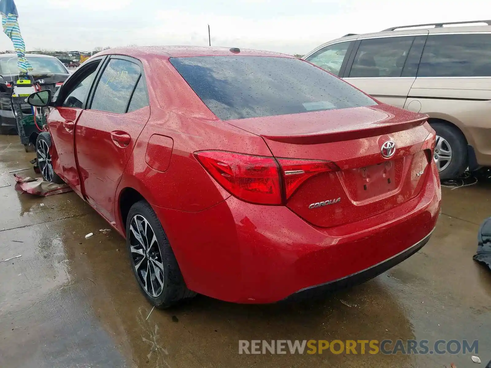 3 Photograph of a damaged car 5YFBURHE0KP949736 TOYOTA COROLLA 2019