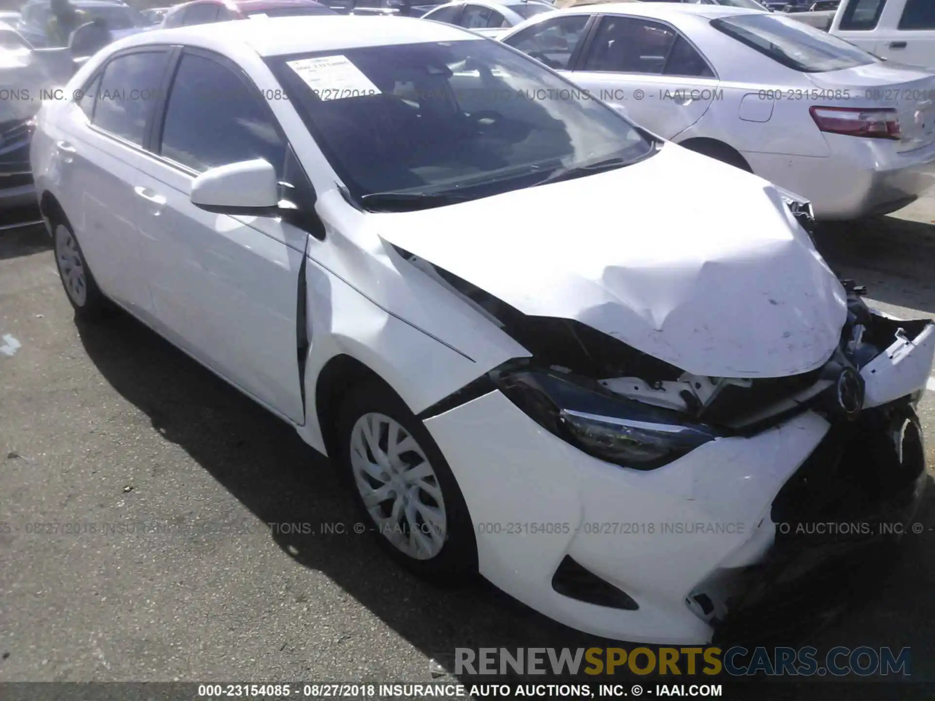 1 Photograph of a damaged car 5YFBURHE1KP856126 Toyota Corolla 2019