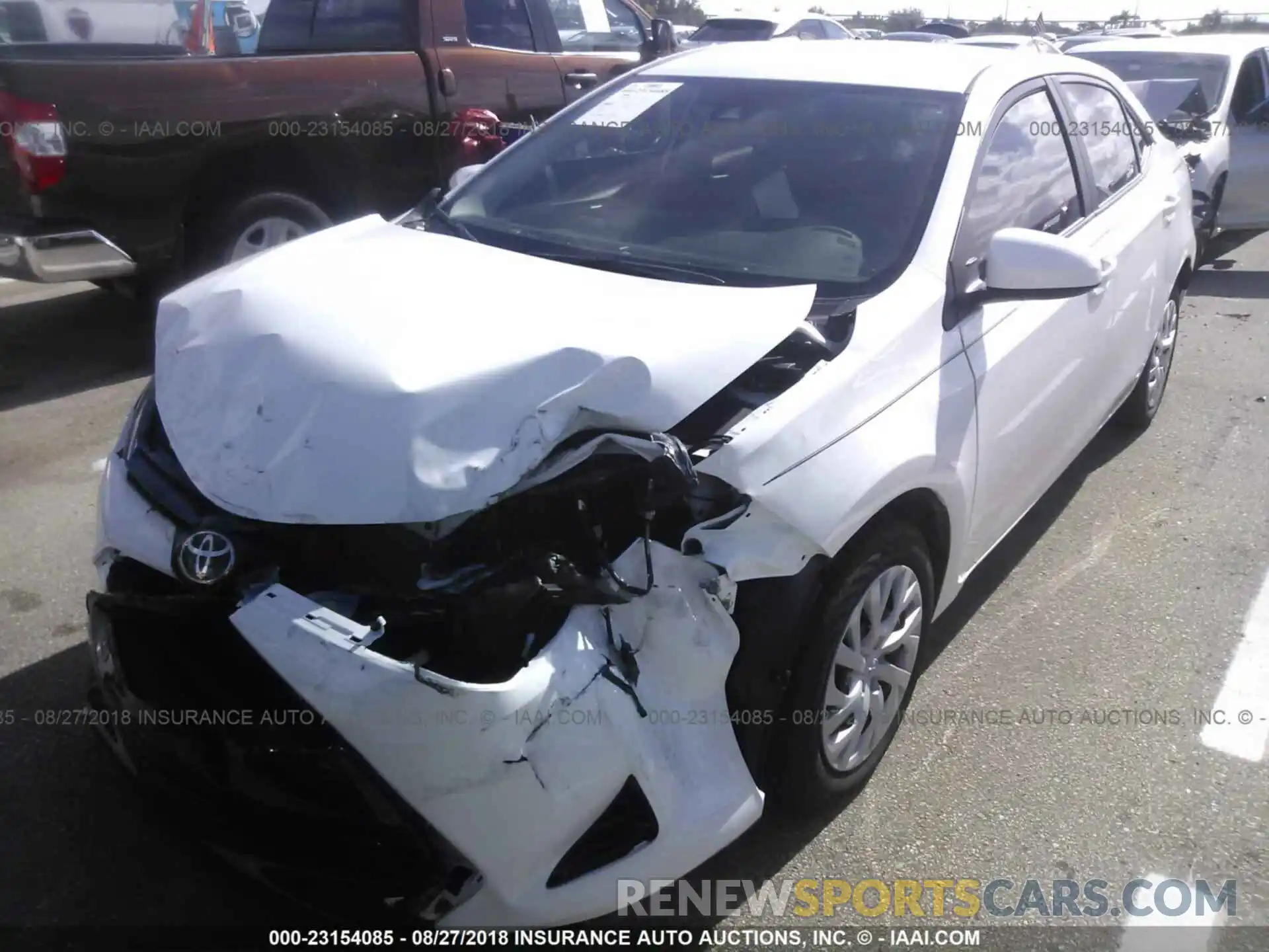 2 Photograph of a damaged car 5YFBURHE1KP856126 Toyota Corolla 2019