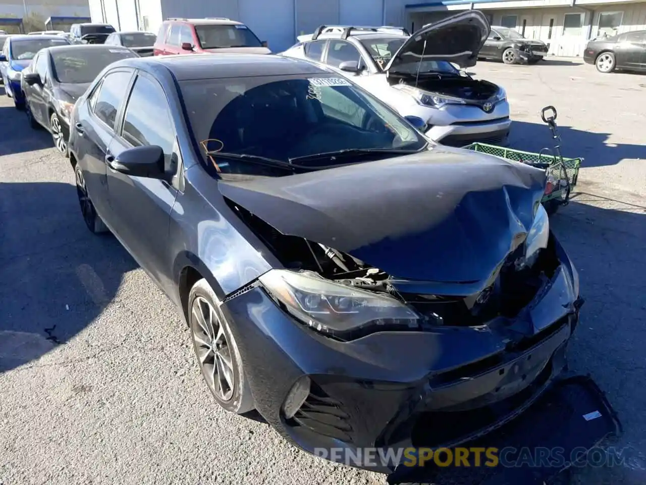 1 Photograph of a damaged car 5YFBURHE1KP856210 TOYOTA COROLLA 2019