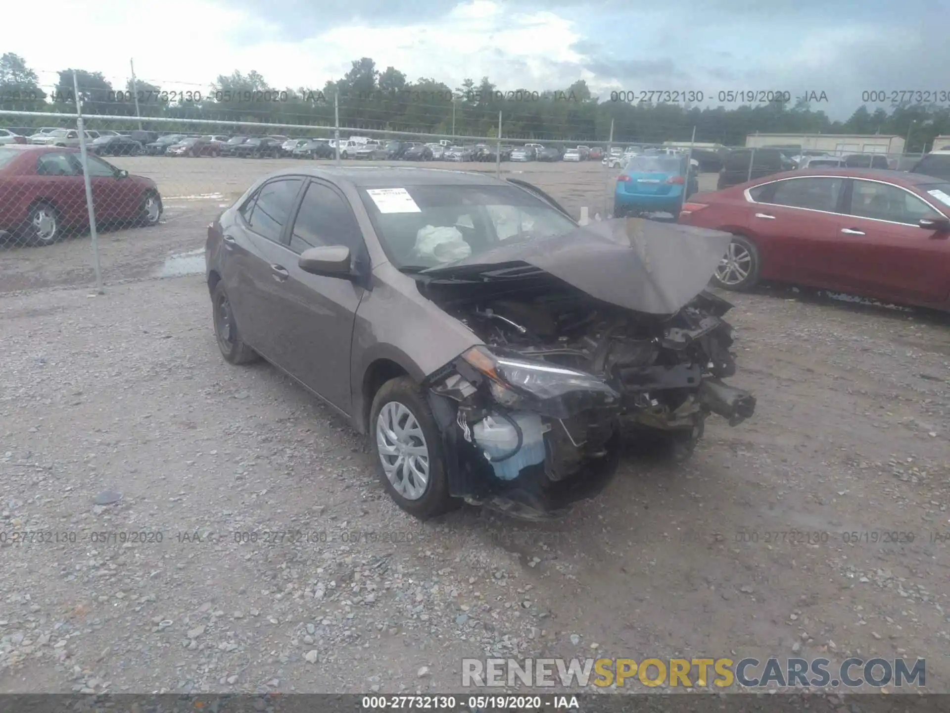 1 Photograph of a damaged car 5YFBURHE1KP856353 TOYOTA COROLLA 2019