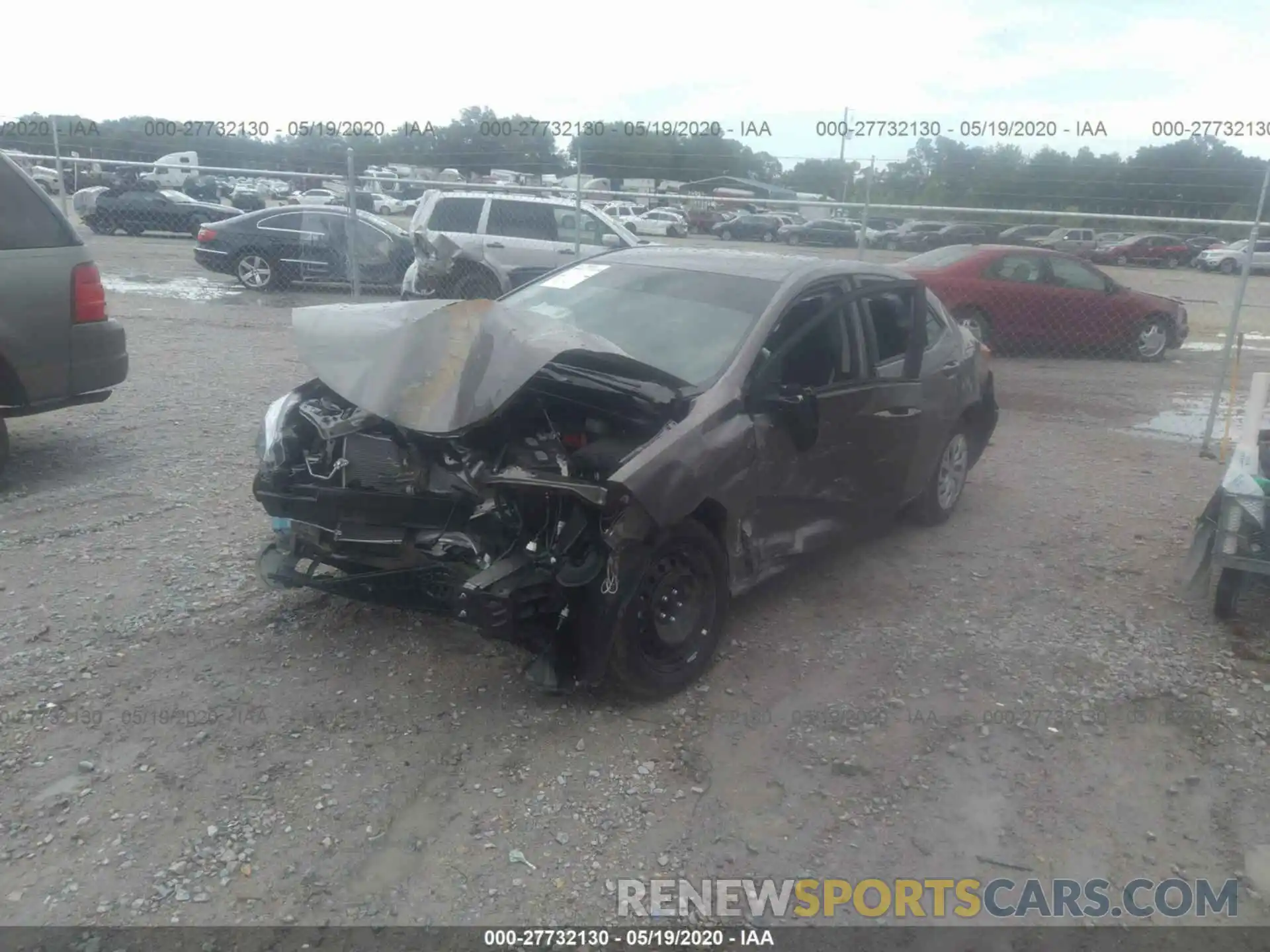 2 Photograph of a damaged car 5YFBURHE1KP856353 TOYOTA COROLLA 2019