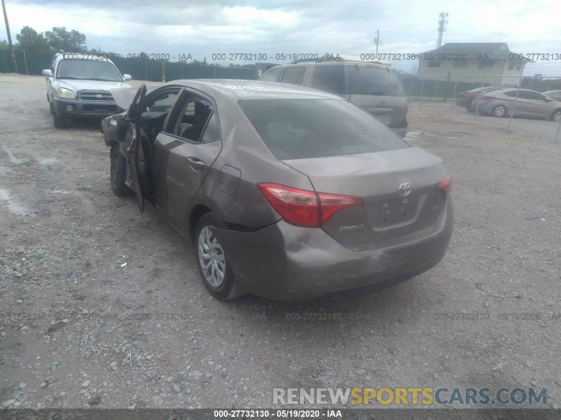 3 Photograph of a damaged car 5YFBURHE1KP856353 TOYOTA COROLLA 2019