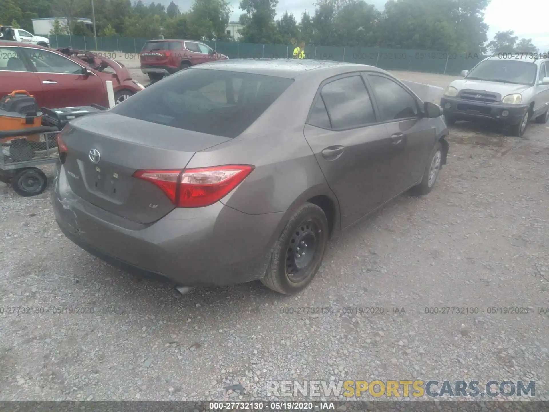 4 Photograph of a damaged car 5YFBURHE1KP856353 TOYOTA COROLLA 2019