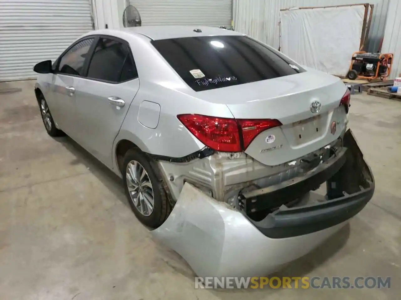 3 Photograph of a damaged car 5YFBURHE1KP856370 TOYOTA COROLLA 2019