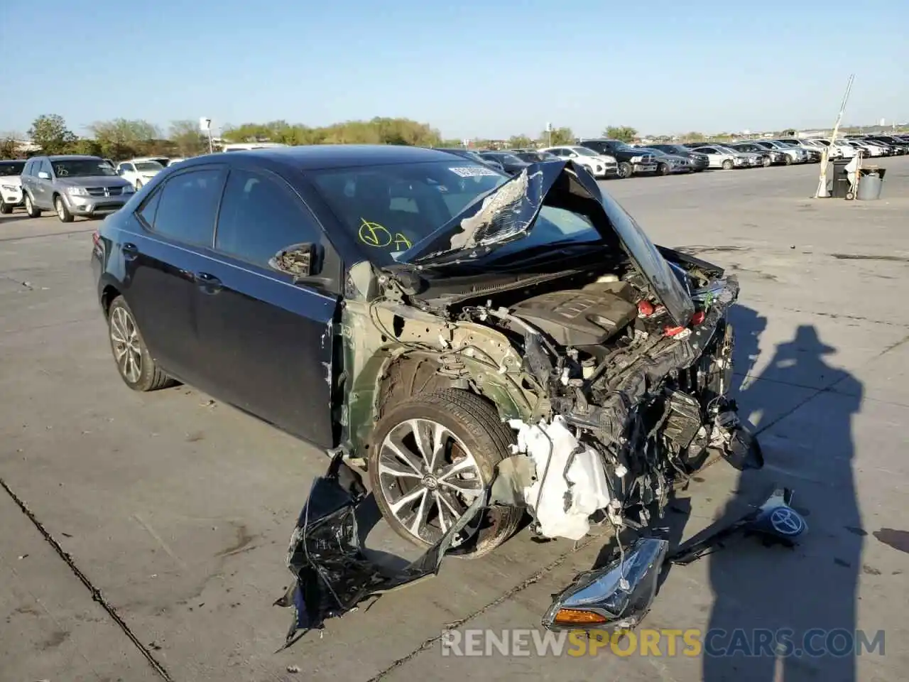 1 Photograph of a damaged car 5YFBURHE1KP856532 TOYOTA COROLLA 2019