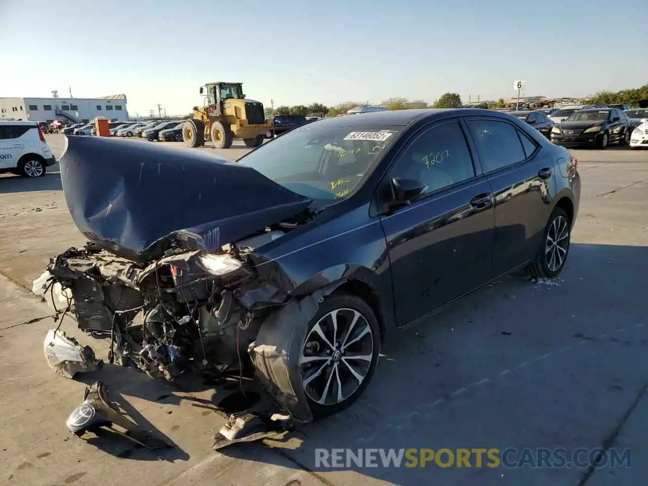 2 Photograph of a damaged car 5YFBURHE1KP856532 TOYOTA COROLLA 2019