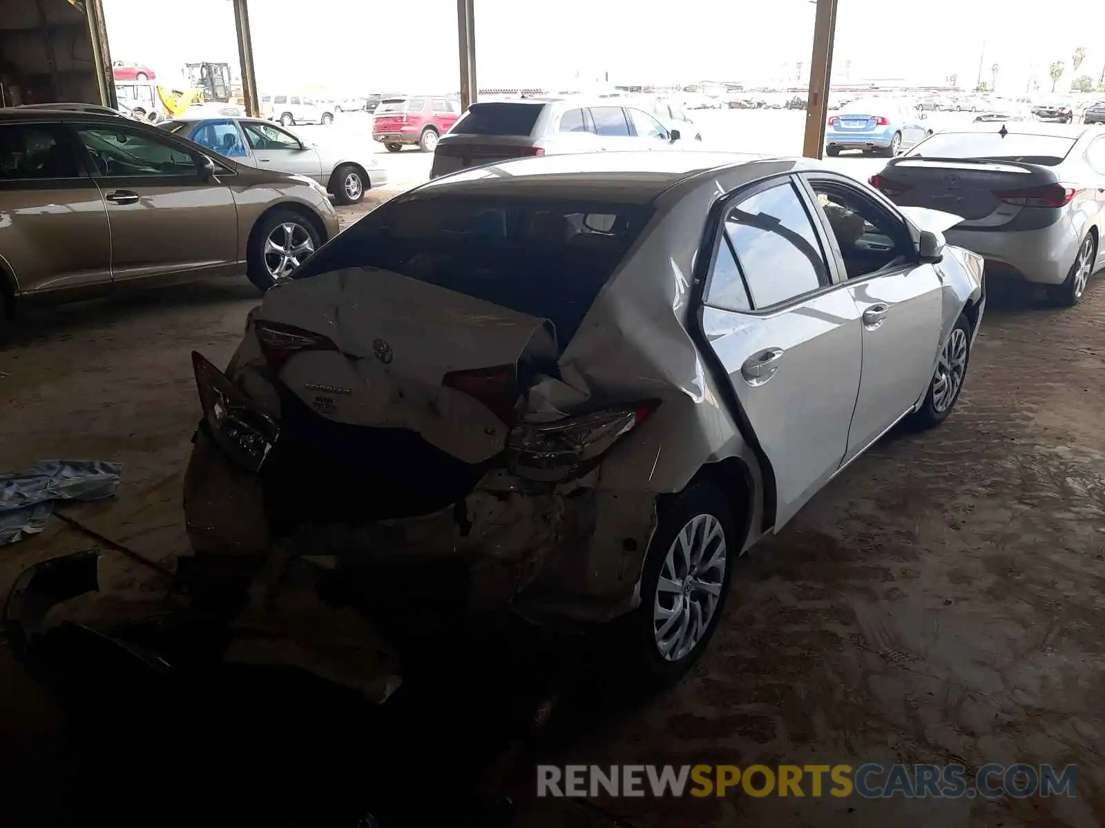 4 Photograph of a damaged car 5YFBURHE1KP856644 TOYOTA COROLLA 2019