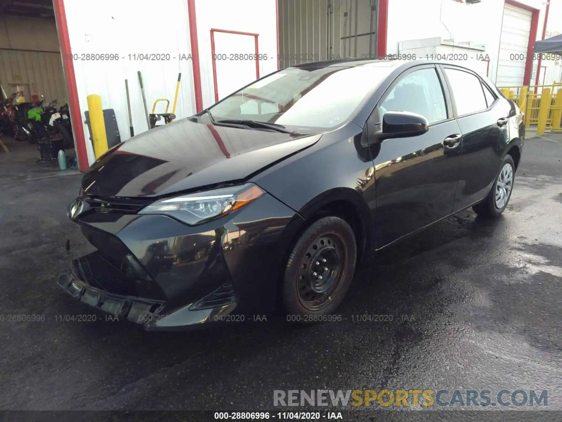 2 Photograph of a damaged car 5YFBURHE1KP857051 TOYOTA COROLLA 2019