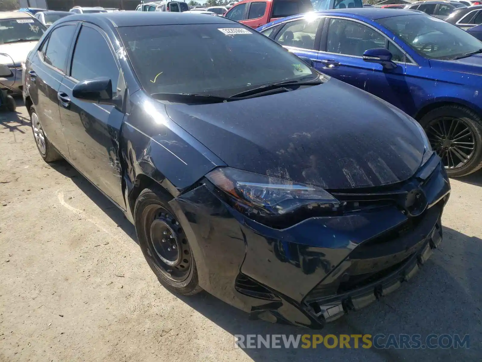 1 Photograph of a damaged car 5YFBURHE1KP857079 TOYOTA COROLLA 2019