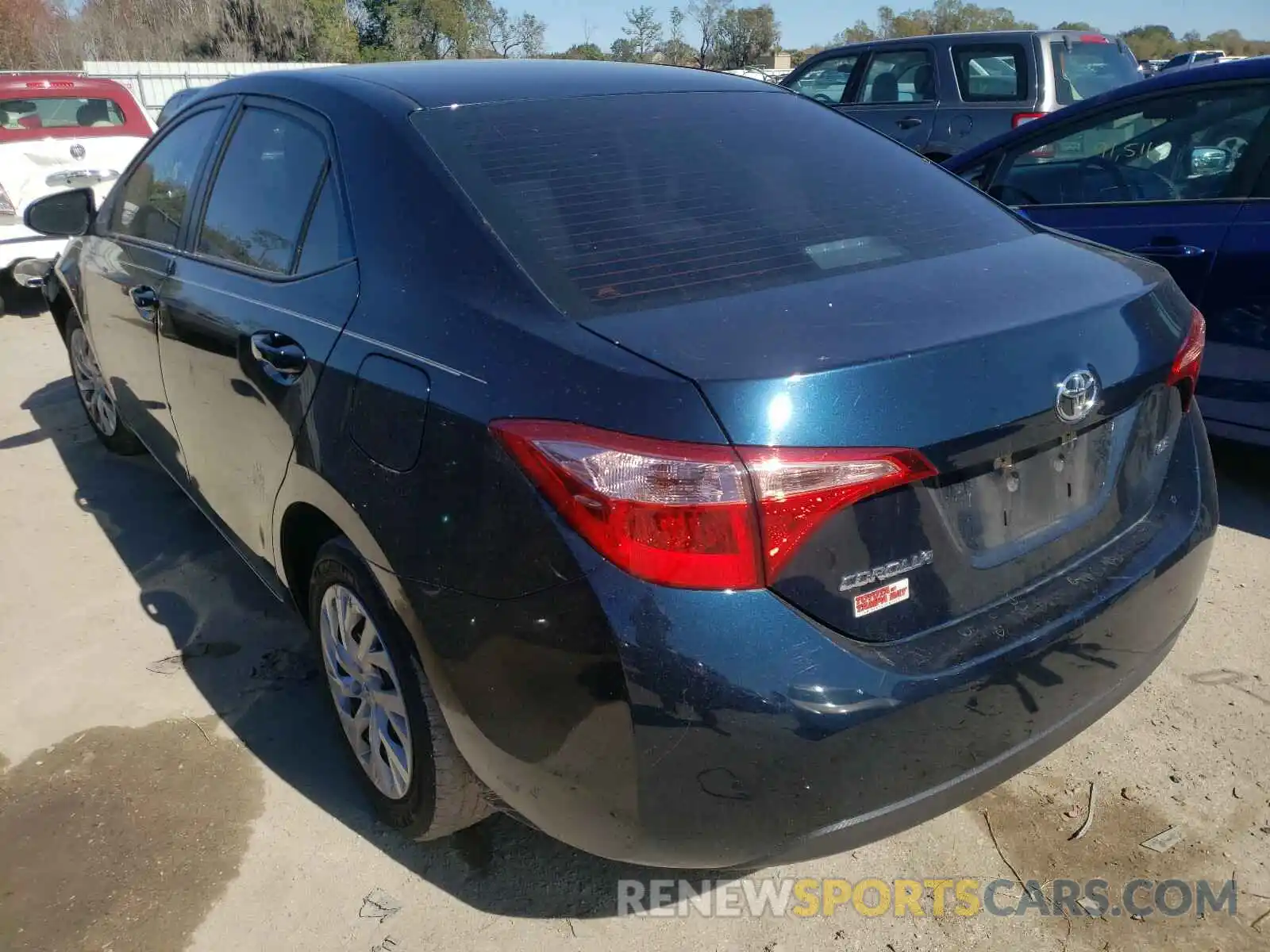 3 Photograph of a damaged car 5YFBURHE1KP857079 TOYOTA COROLLA 2019