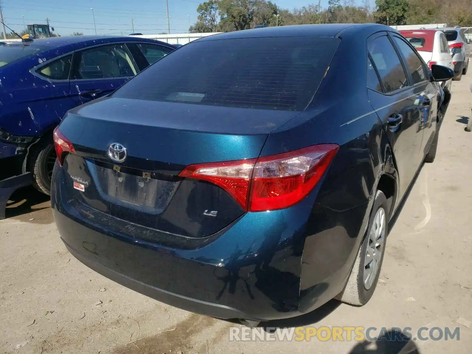 4 Photograph of a damaged car 5YFBURHE1KP857079 TOYOTA COROLLA 2019