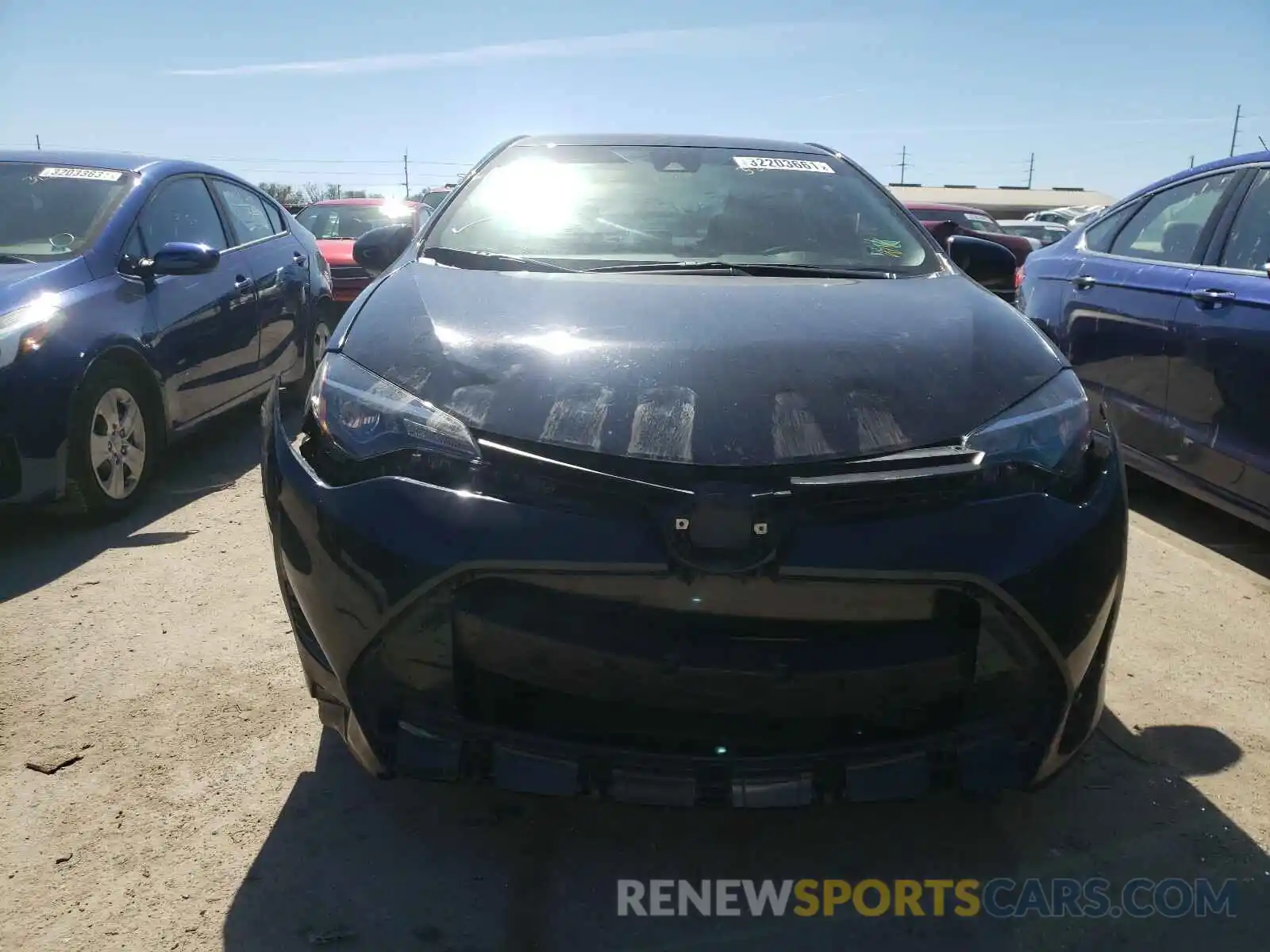 9 Photograph of a damaged car 5YFBURHE1KP857079 TOYOTA COROLLA 2019