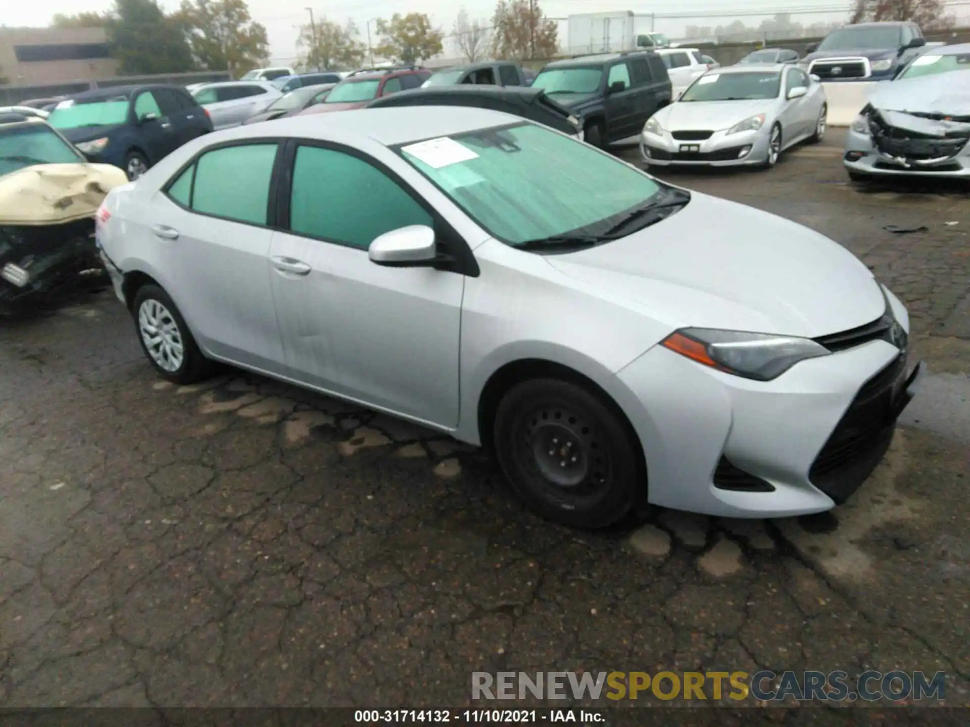 1 Photograph of a damaged car 5YFBURHE1KP857082 TOYOTA COROLLA 2019