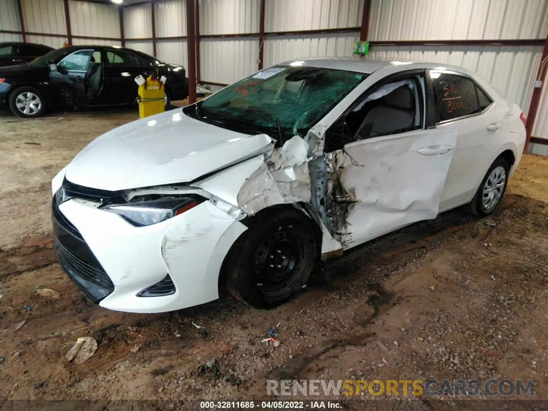 2 Photograph of a damaged car 5YFBURHE1KP857308 TOYOTA COROLLA 2019