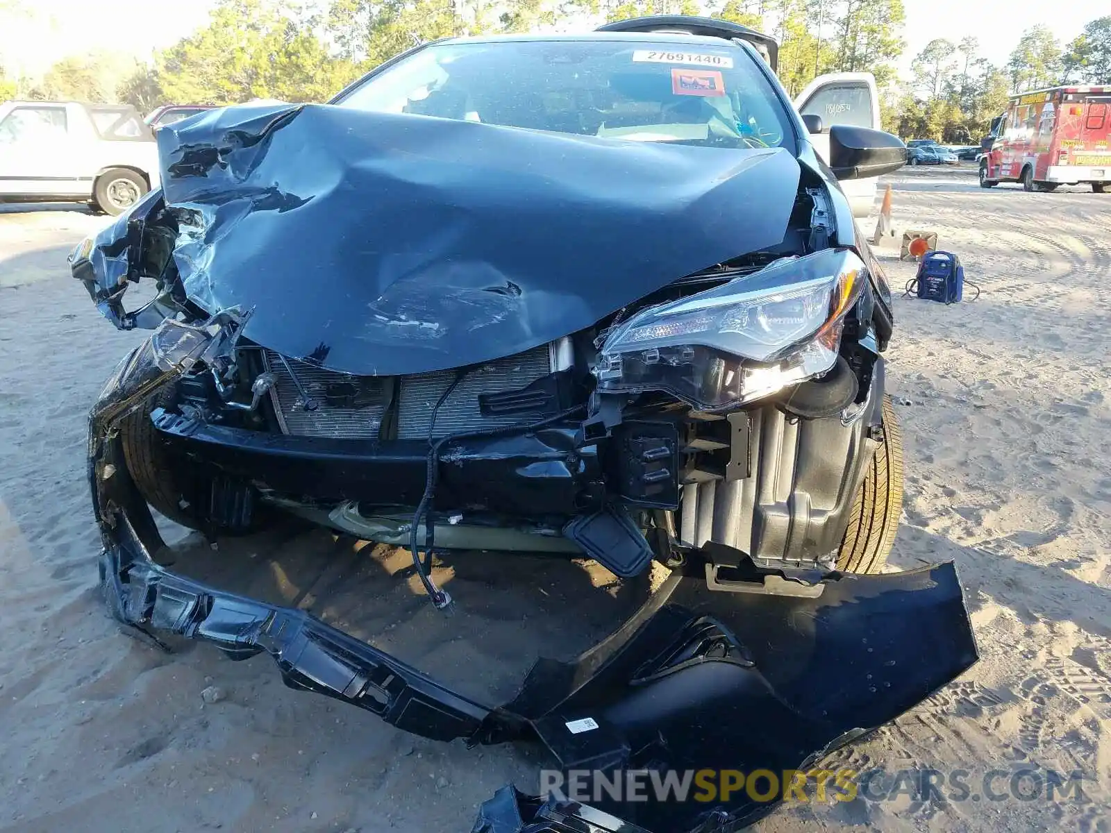 9 Photograph of a damaged car 5YFBURHE1KP857843 TOYOTA COROLLA 2019