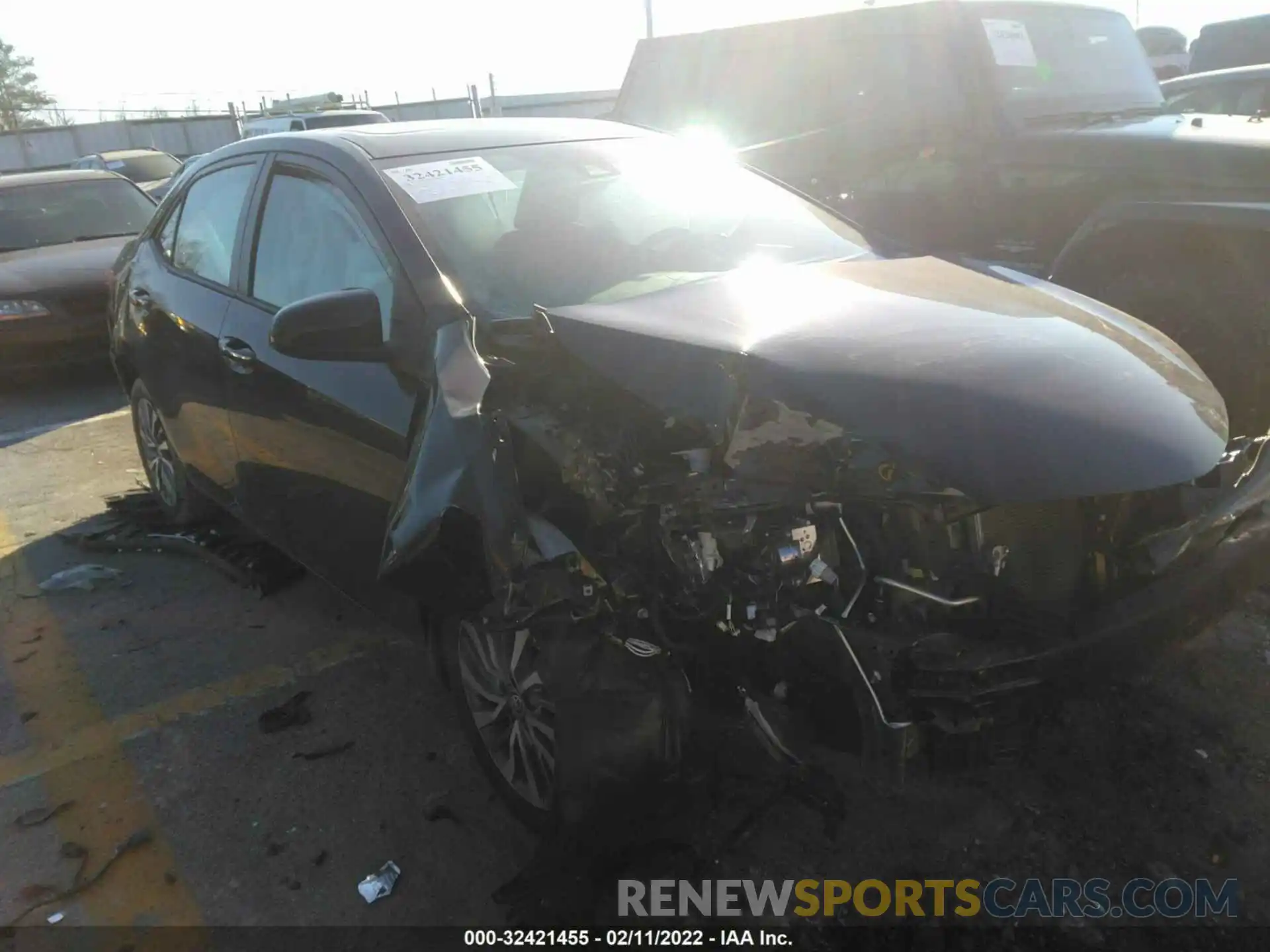 1 Photograph of a damaged car 5YFBURHE1KP857857 TOYOTA COROLLA 2019