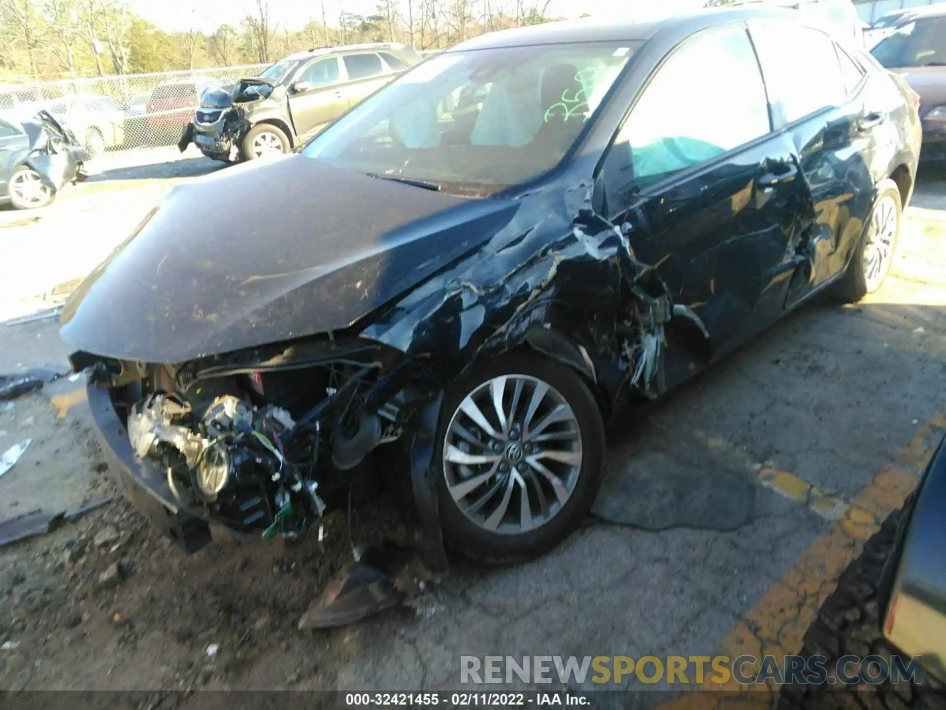 2 Photograph of a damaged car 5YFBURHE1KP857857 TOYOTA COROLLA 2019