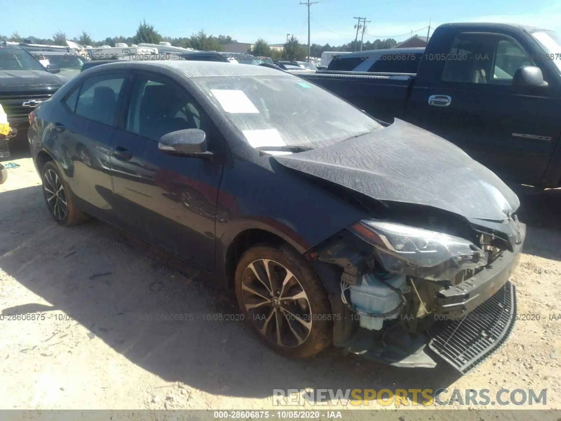 1 Photograph of a damaged car 5YFBURHE1KP858121 TOYOTA COROLLA 2019