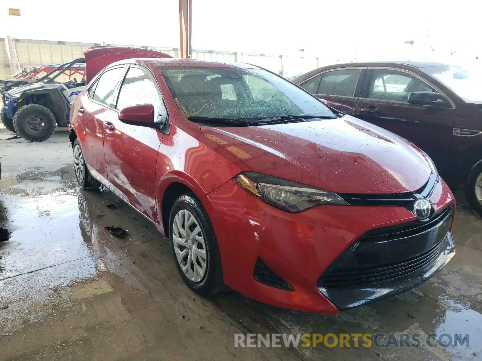 1 Photograph of a damaged car 5YFBURHE1KP858412 TOYOTA COROLLA 2019