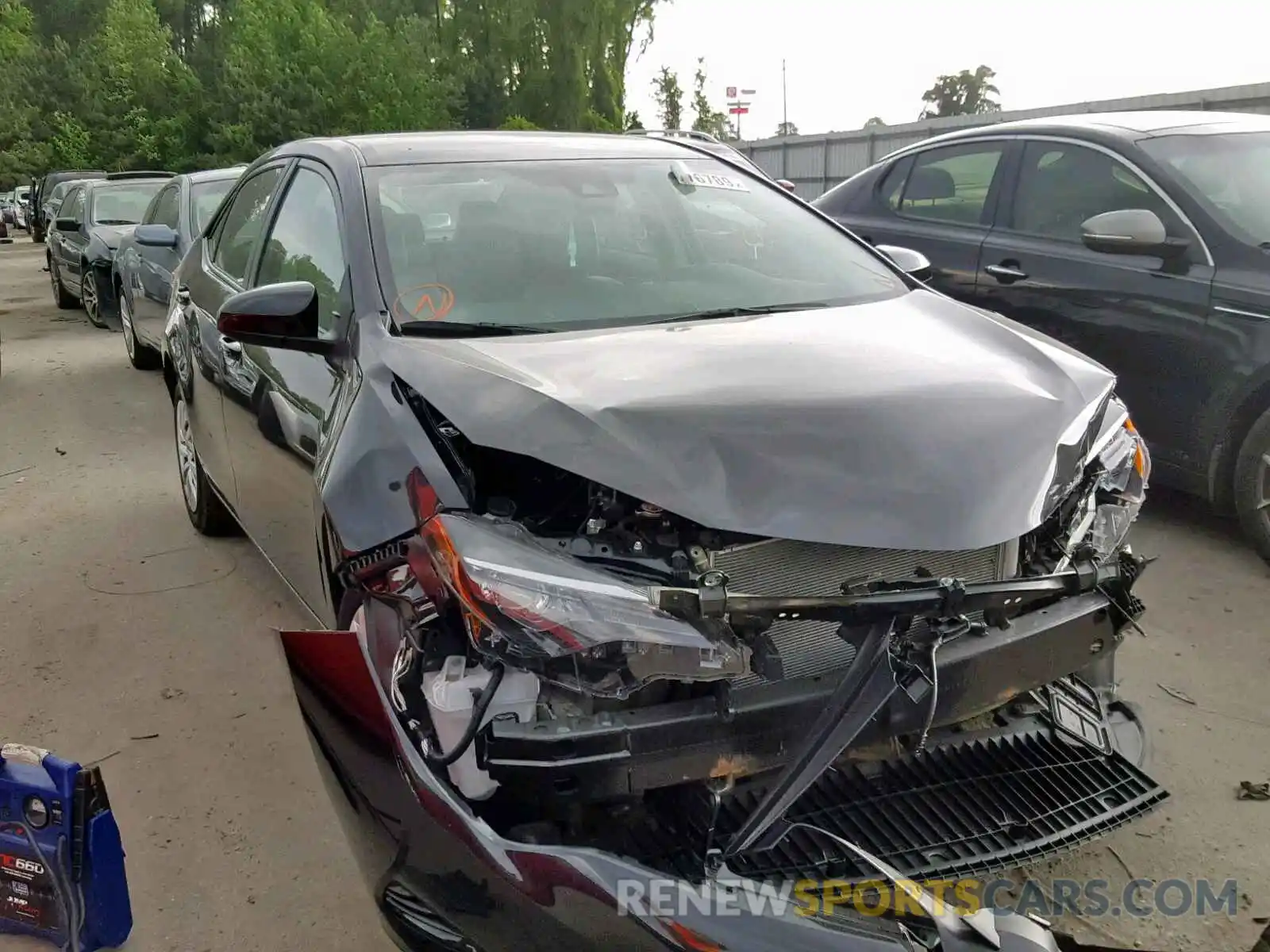 1 Photograph of a damaged car 5YFBURHE1KP858491 TOYOTA COROLLA 2019