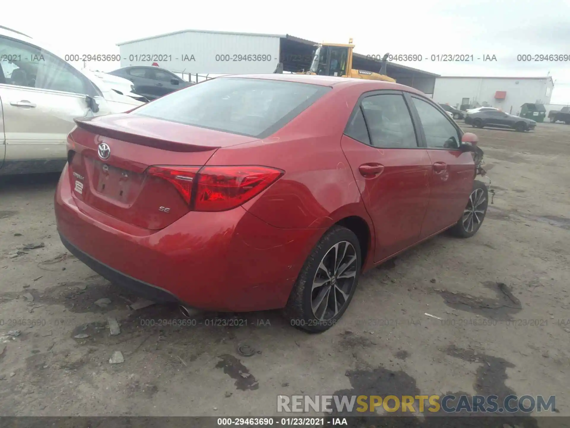 4 Photograph of a damaged car 5YFBURHE1KP858877 TOYOTA COROLLA 2019