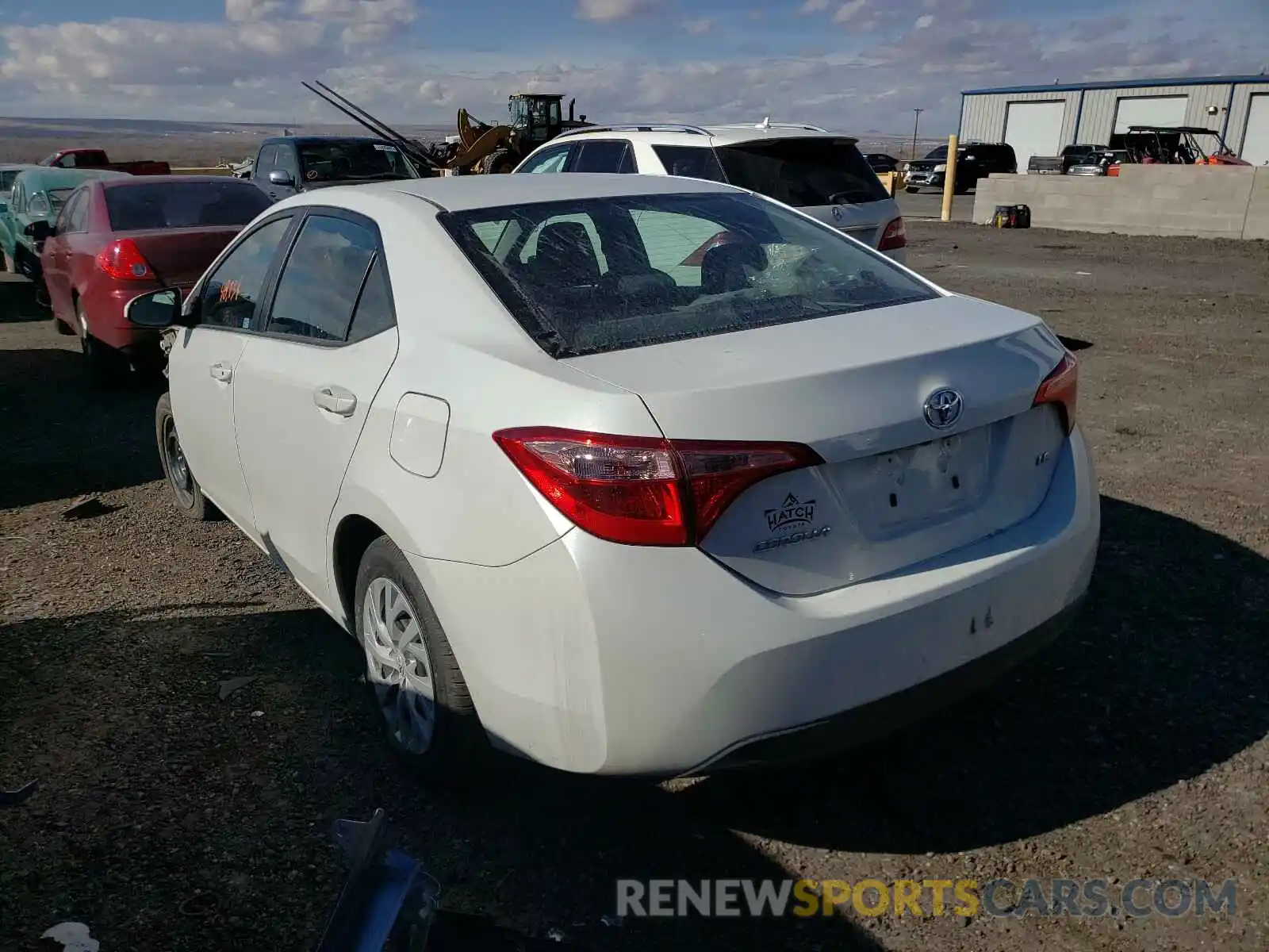 3 Photograph of a damaged car 5YFBURHE1KP858894 TOYOTA COROLLA 2019