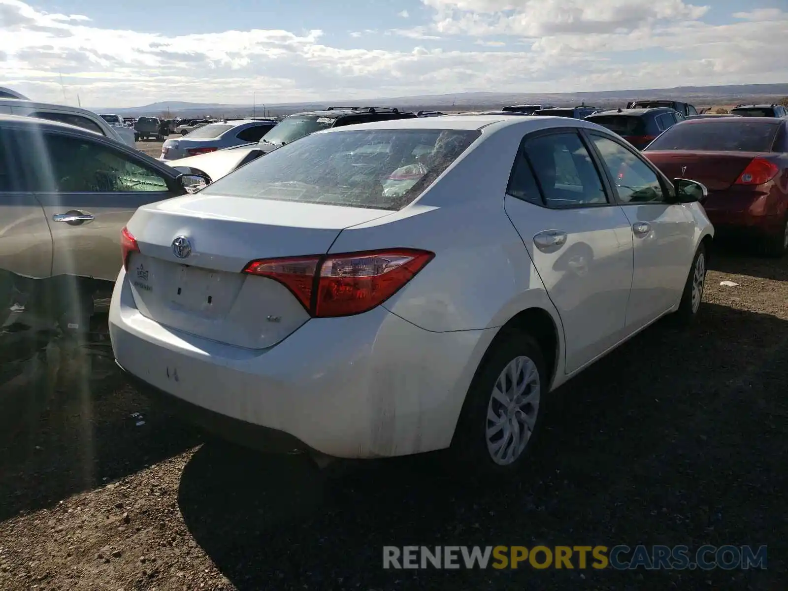 4 Photograph of a damaged car 5YFBURHE1KP858894 TOYOTA COROLLA 2019