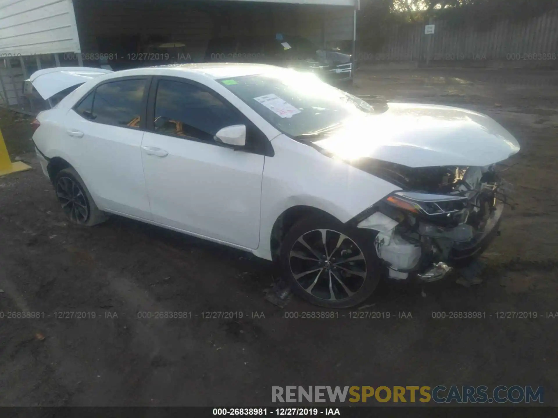 1 Photograph of a damaged car 5YFBURHE1KP859365 TOYOTA COROLLA 2019