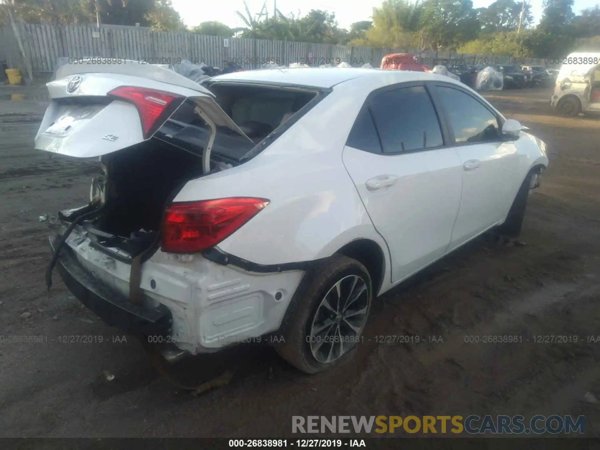 4 Photograph of a damaged car 5YFBURHE1KP859365 TOYOTA COROLLA 2019