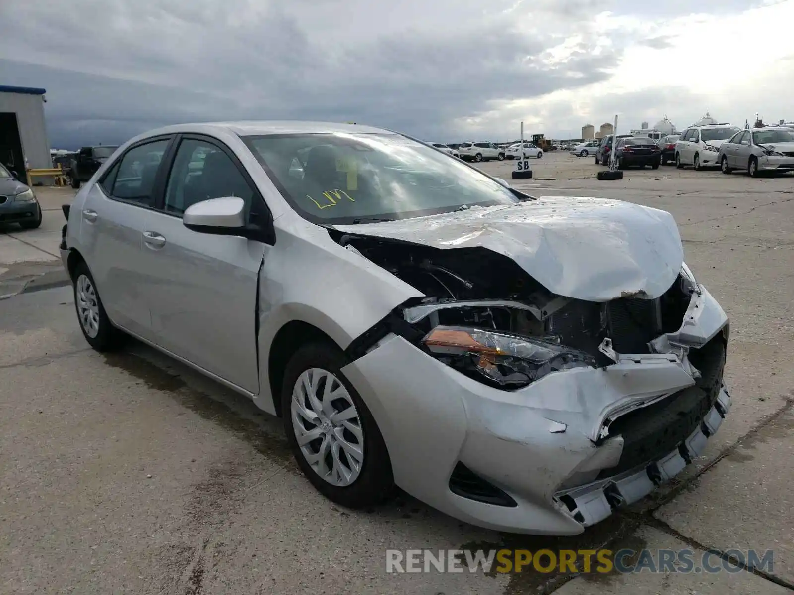 1 Photograph of a damaged car 5YFBURHE1KP859396 TOYOTA COROLLA 2019