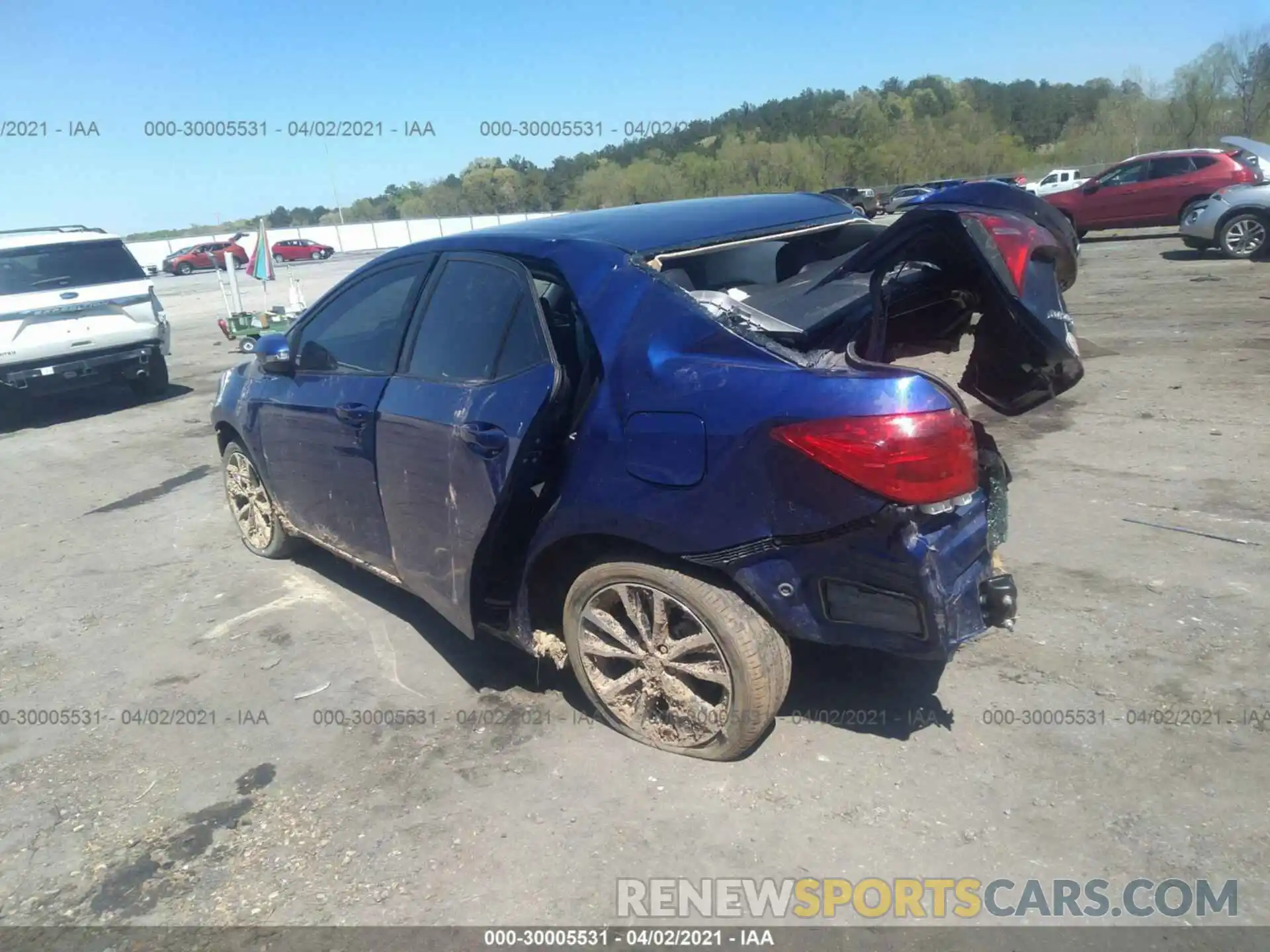 3 Photograph of a damaged car 5YFBURHE1KP859995 TOYOTA COROLLA 2019