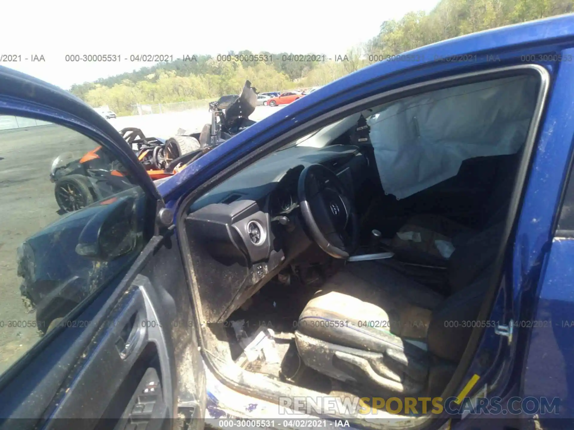 5 Photograph of a damaged car 5YFBURHE1KP859995 TOYOTA COROLLA 2019