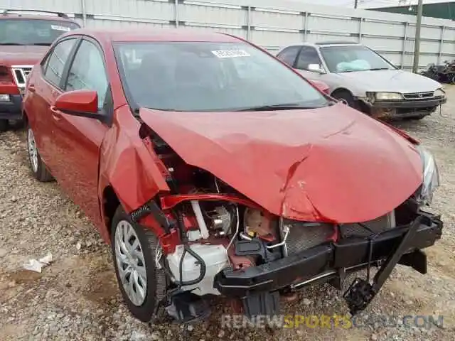 1 Photograph of a damaged car 5YFBURHE1KP860077 TOYOTA COROLLA 2019