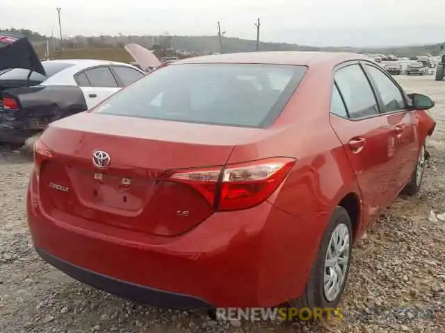 4 Photograph of a damaged car 5YFBURHE1KP860077 TOYOTA COROLLA 2019