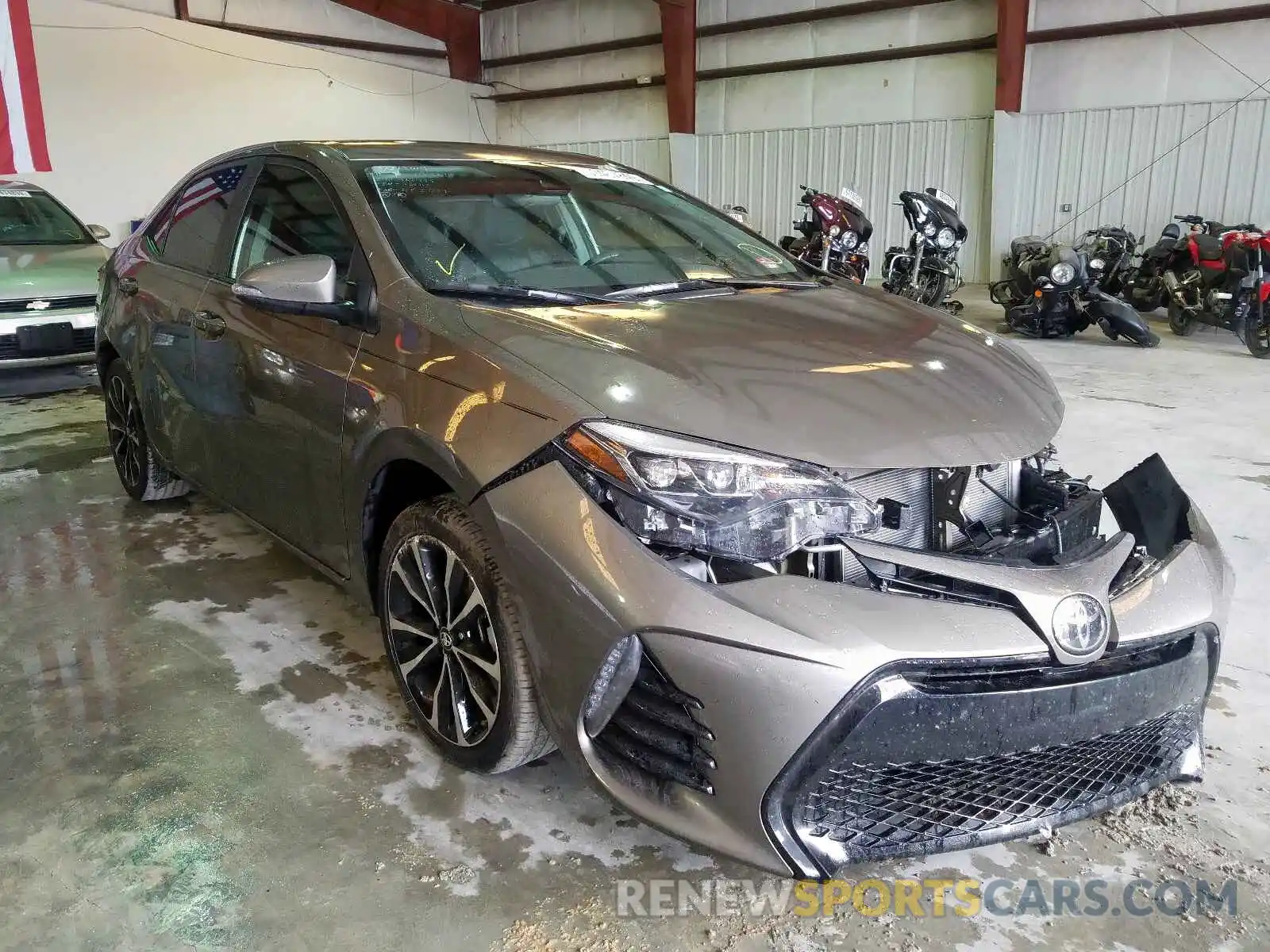 1 Photograph of a damaged car 5YFBURHE1KP860113 TOYOTA COROLLA 2019