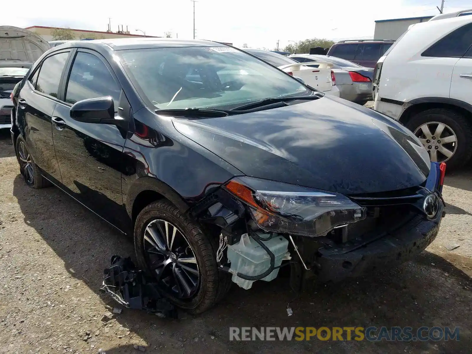 1 Photograph of a damaged car 5YFBURHE1KP860130 TOYOTA COROLLA 2019