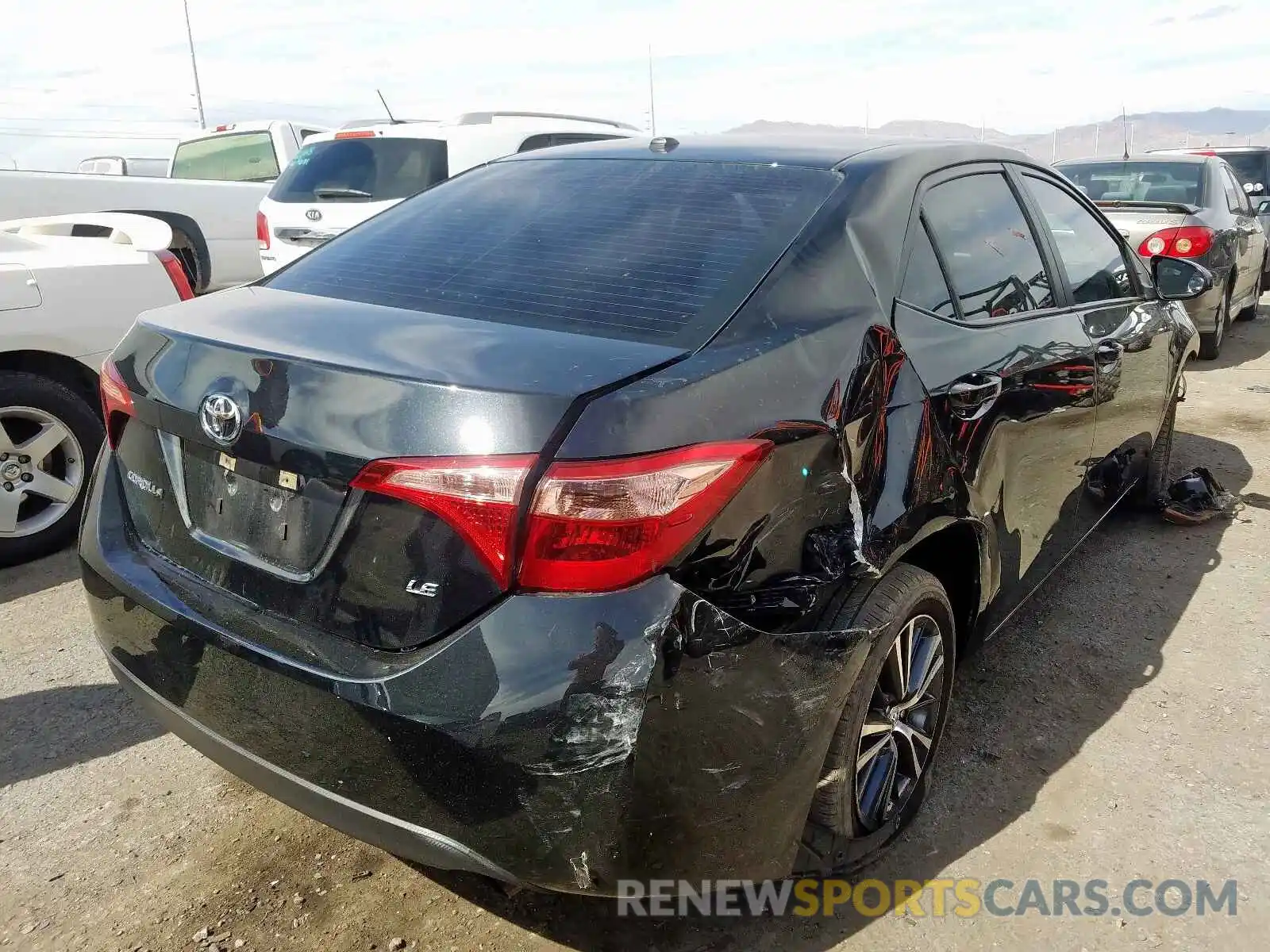 4 Photograph of a damaged car 5YFBURHE1KP860130 TOYOTA COROLLA 2019