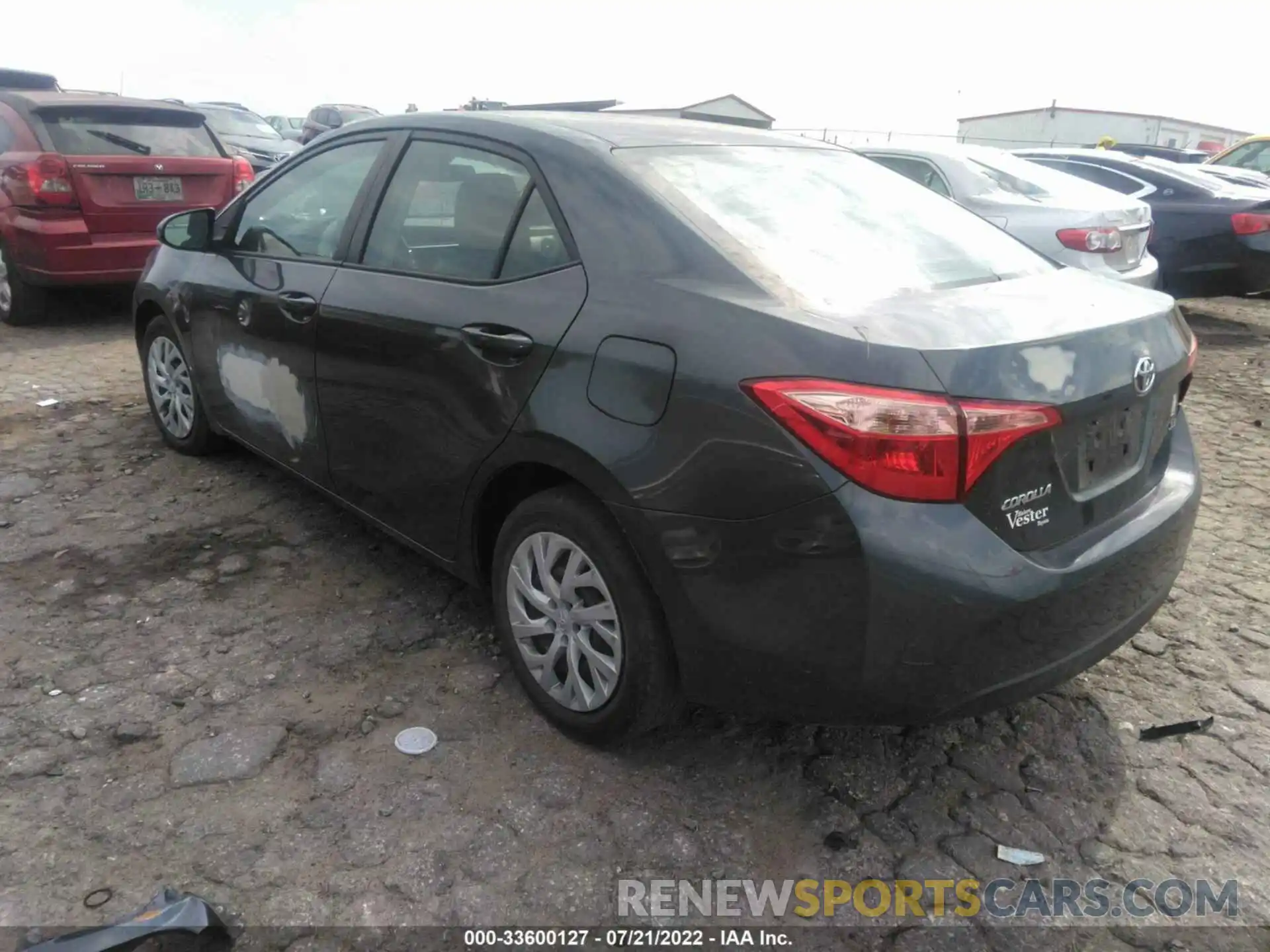 3 Photograph of a damaged car 5YFBURHE1KP860354 TOYOTA COROLLA 2019