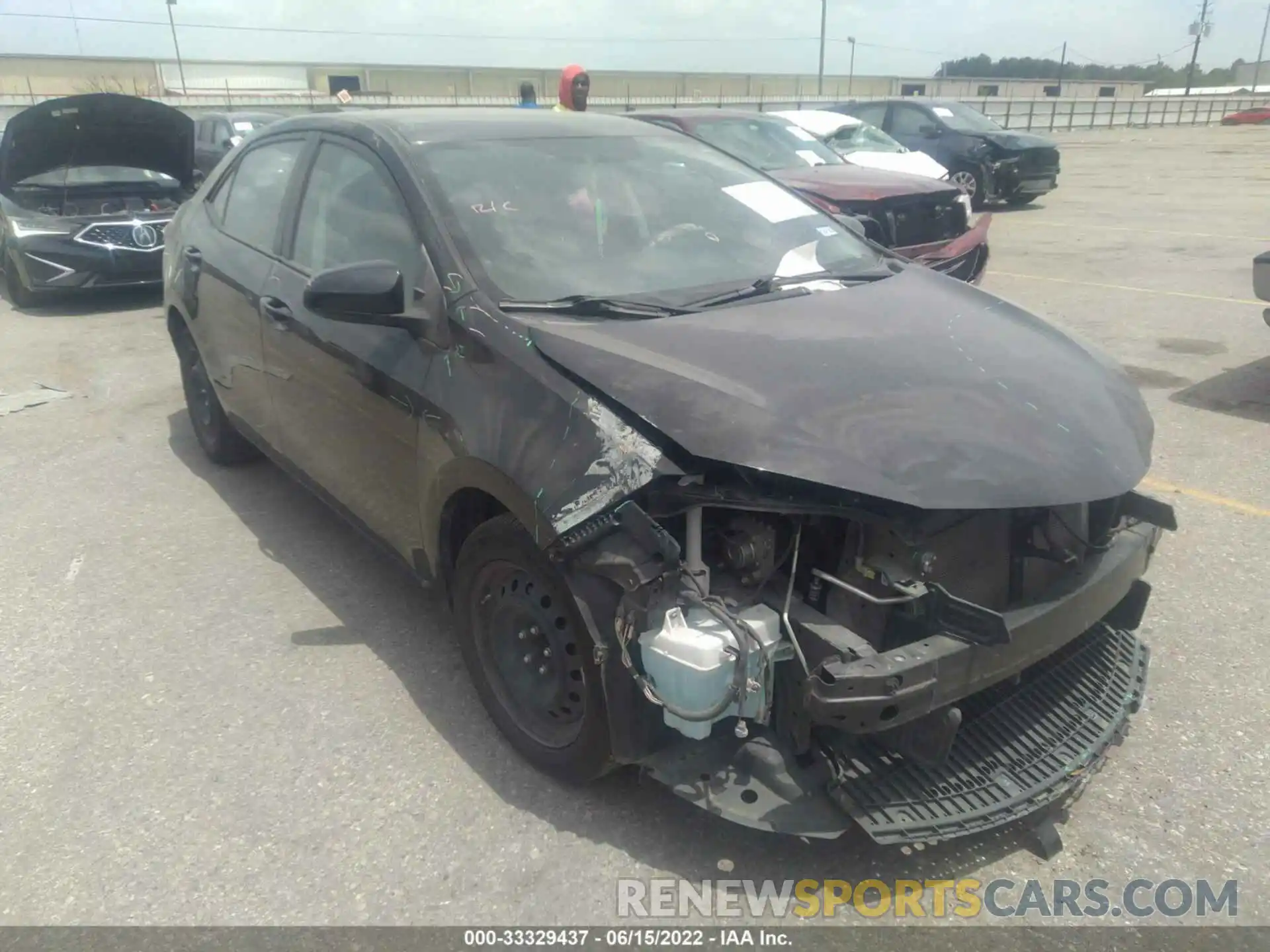 1 Photograph of a damaged car 5YFBURHE1KP860452 TOYOTA COROLLA 2019