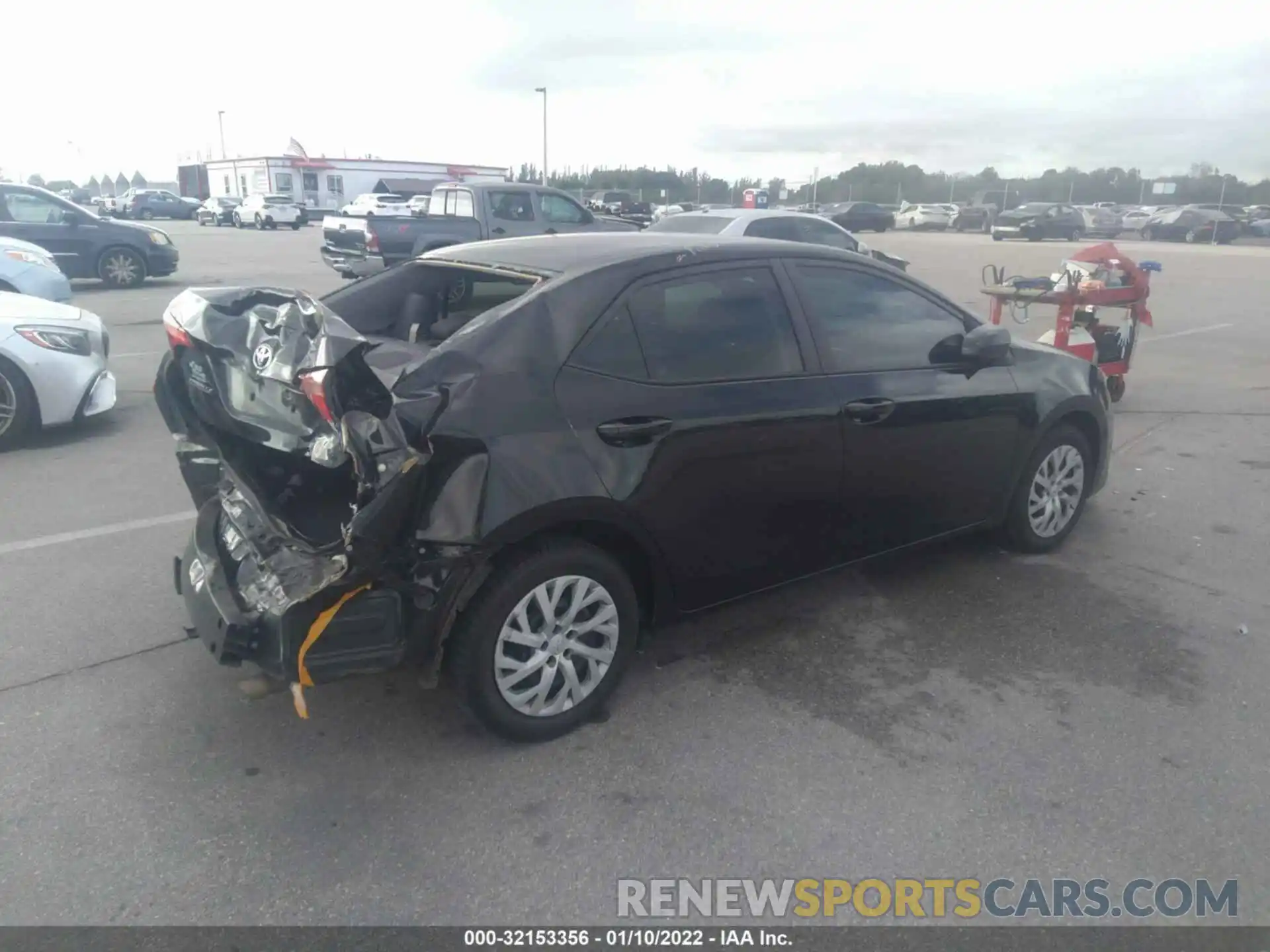 4 Photograph of a damaged car 5YFBURHE1KP860757 TOYOTA COROLLA 2019