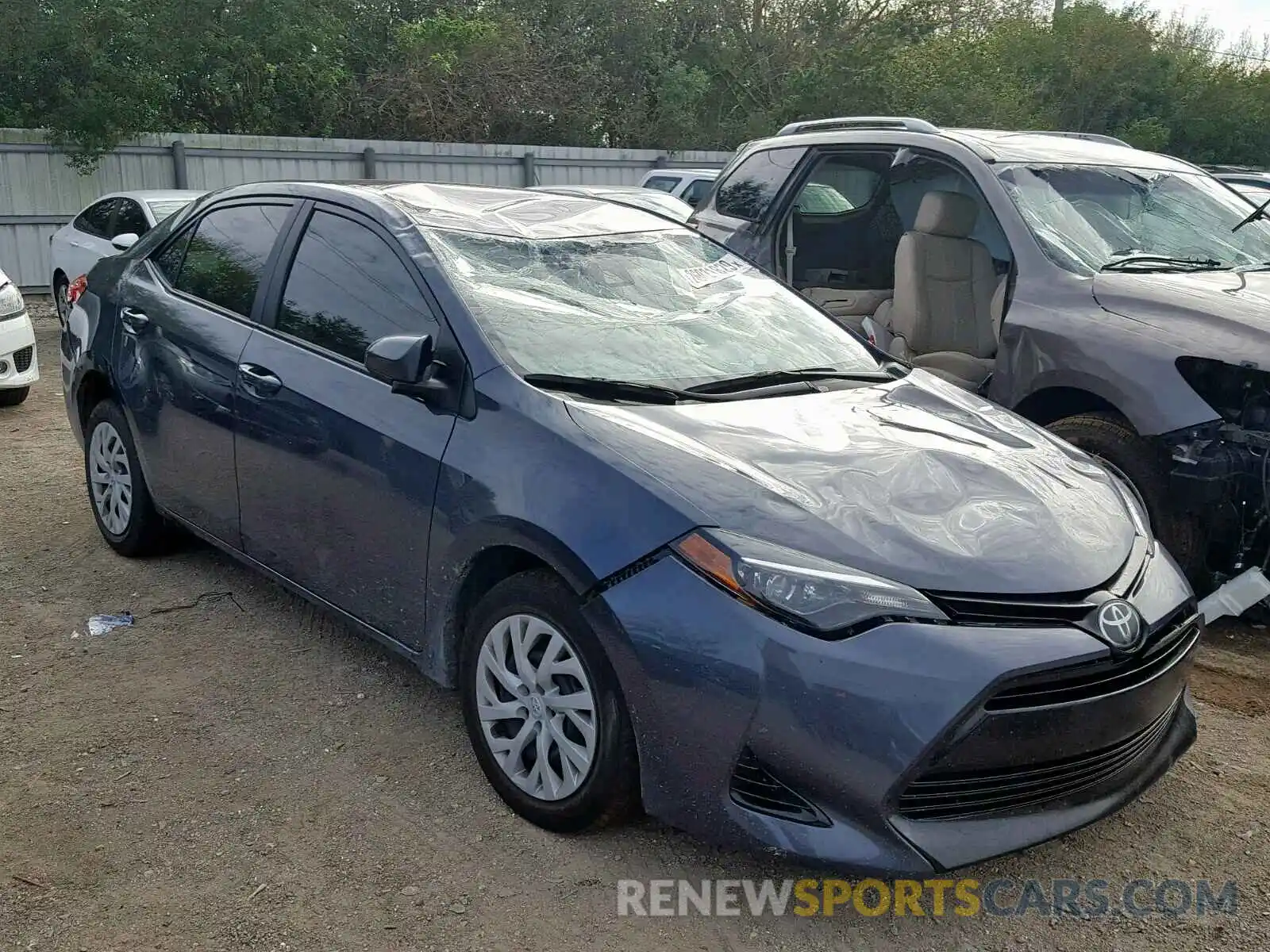 1 Photograph of a damaged car 5YFBURHE1KP860824 TOYOTA COROLLA 2019