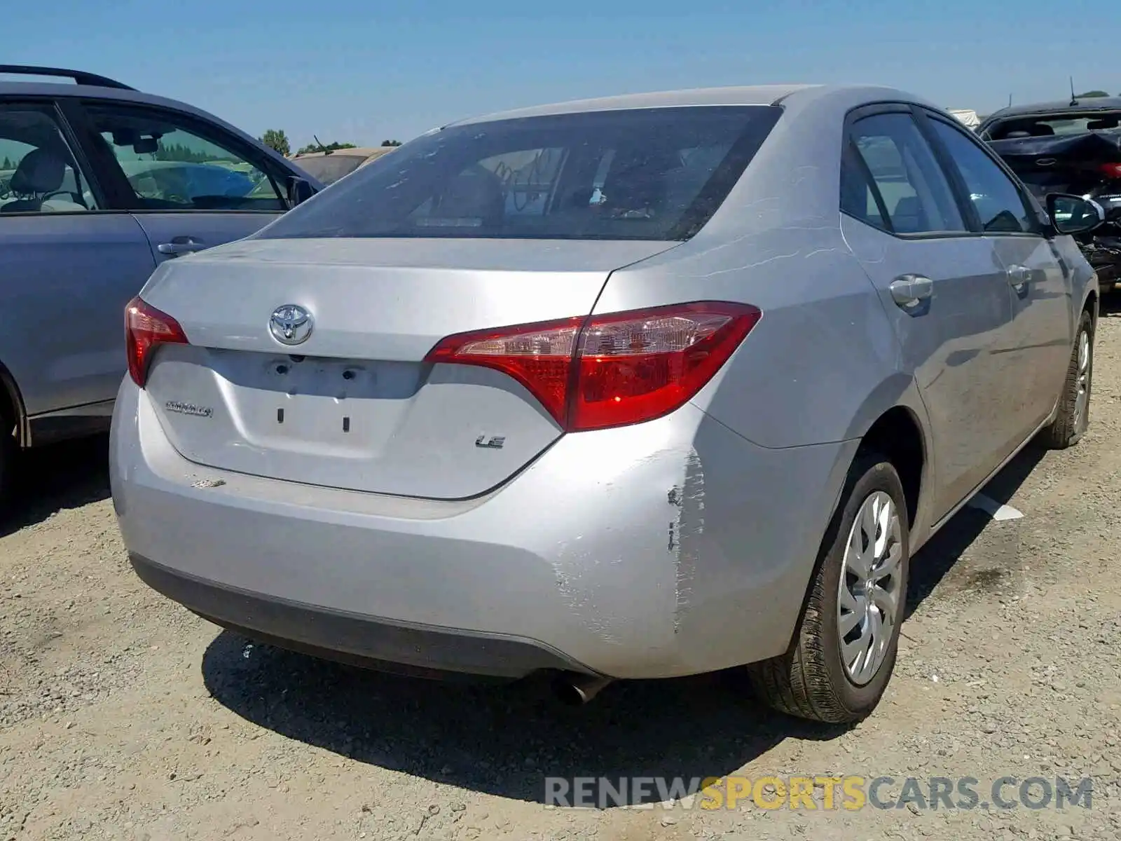 4 Photograph of a damaged car 5YFBURHE1KP861519 TOYOTA COROLLA 2019