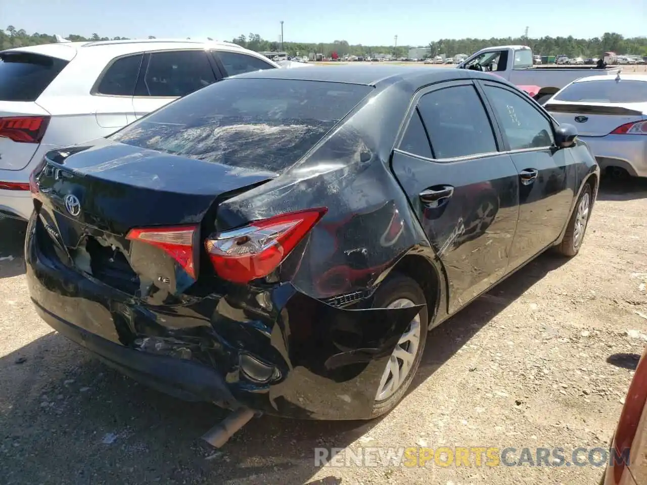 4 Photograph of a damaged car 5YFBURHE1KP861536 TOYOTA COROLLA 2019